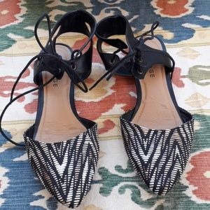 Rampage Tie Ankle Sandals